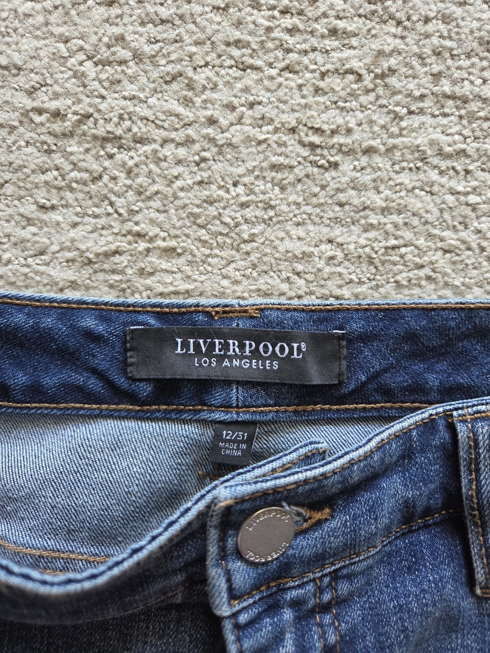 Liverpool Jeans Straight Leg Liv High Rise